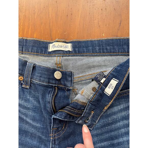 Madewell Distressed Womens Size 26 Jeans Slim Boyjean Stretch Medium Wash - Picture 4 of 12